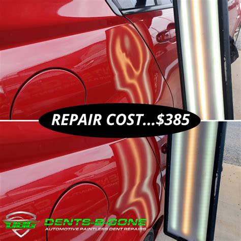 cost of paintless dent repair